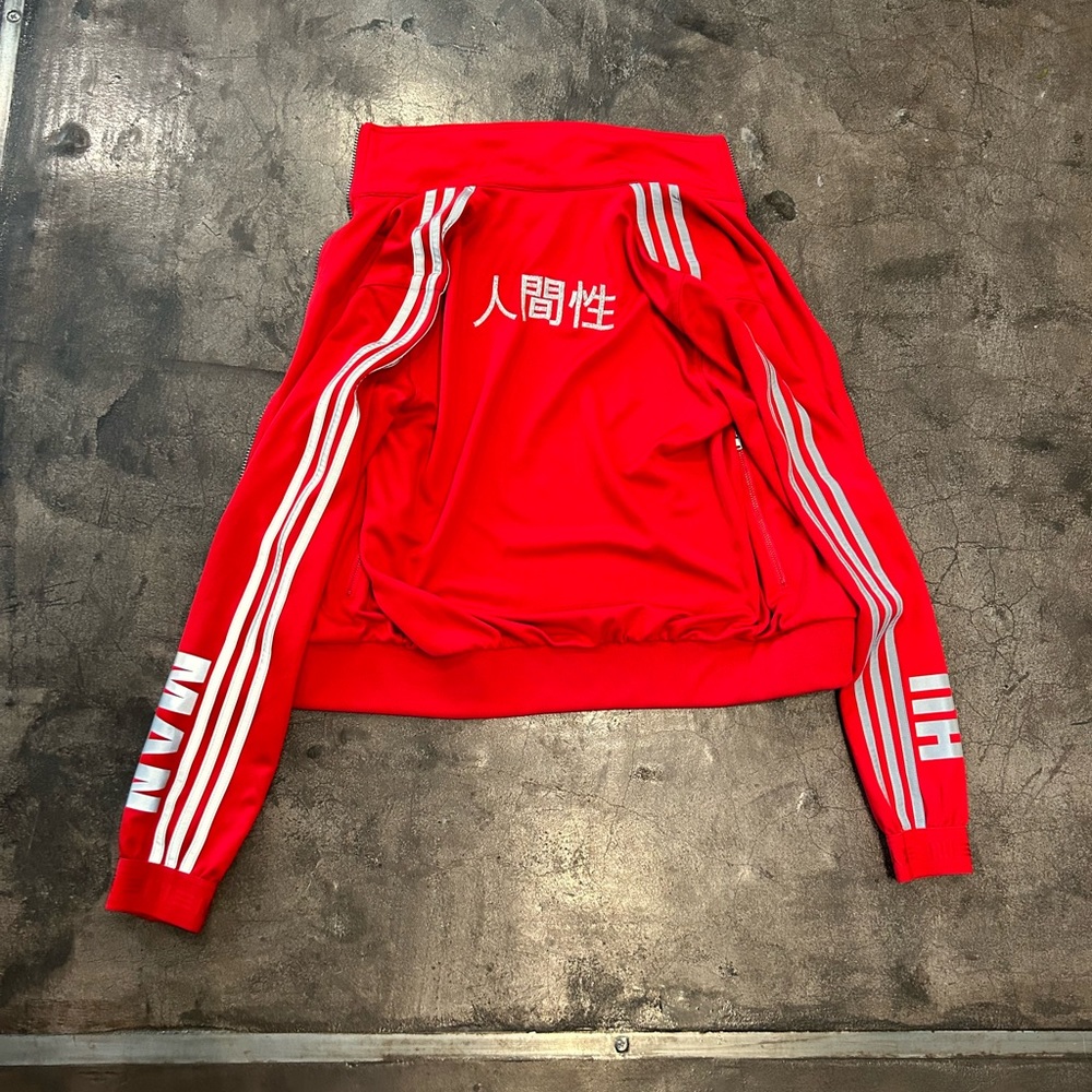 ADIDAS X PHARRELL WILLIAMS SQUID GAMES MEN HU RACE TRACK JACKET, XS